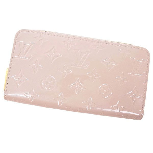 Louis Vuitton Monogram Vernis Zippy Wallet M90076 Rose